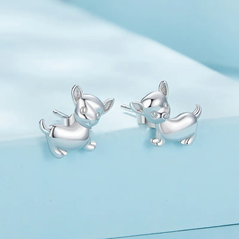 (bilde for) Pandora Style Chihuahua øredobber - SCE1620 - Vis 2