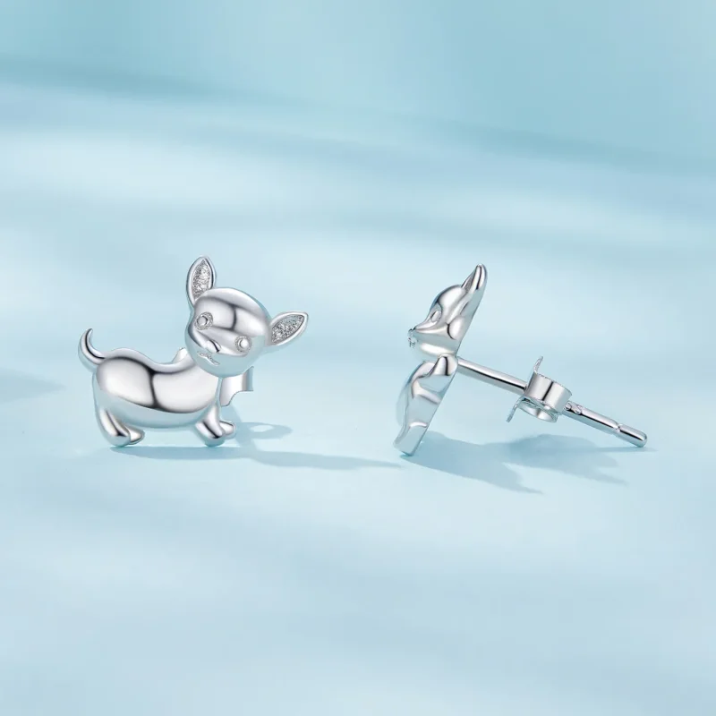 (bilde for) Pandora Style Chihuahua øredobber - SCE1620 - Vis 3