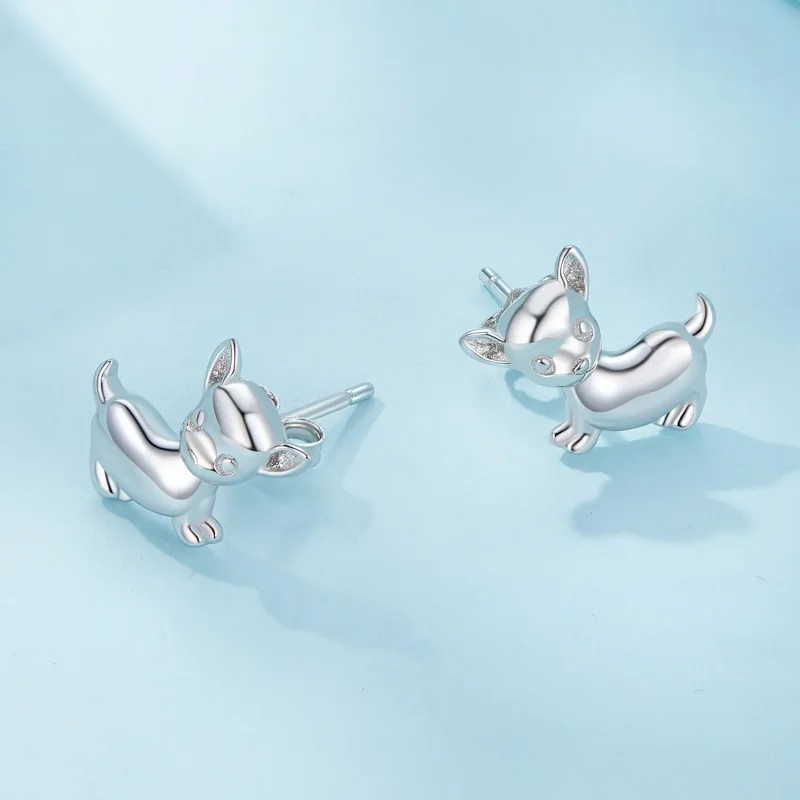 (bilde for) Pandora Style Chihuahua øredobber - SCE1620 - Vis 4
