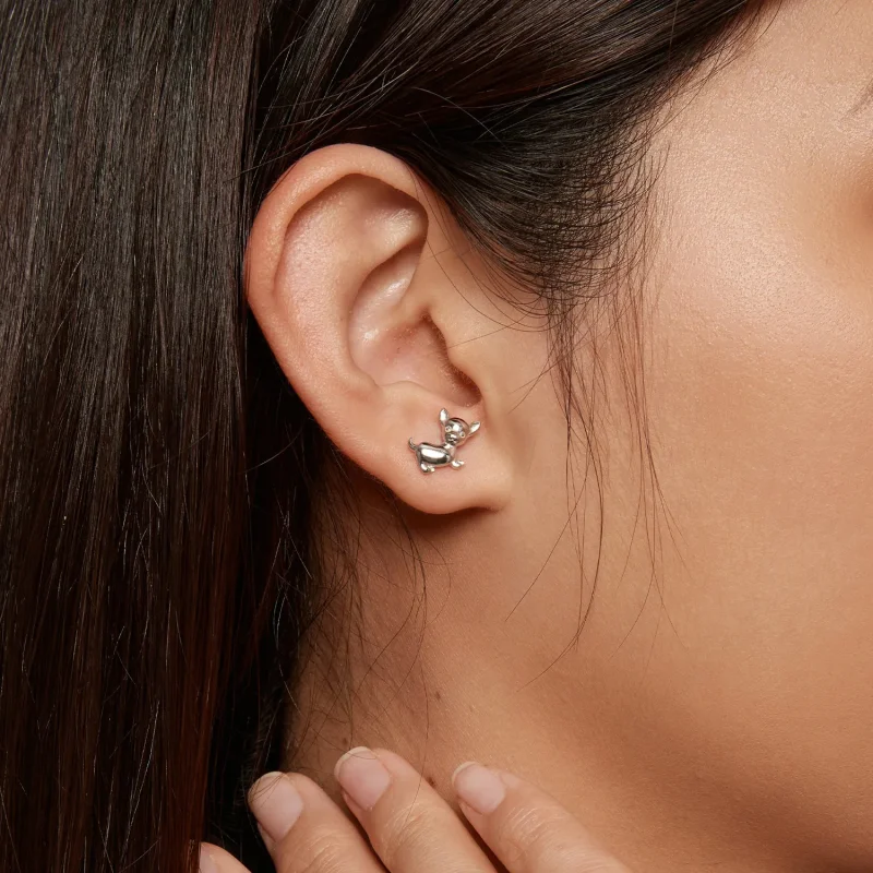 (bilde for) Pandora Style Chihuahua øredobber - SCE1620 - Vis 7