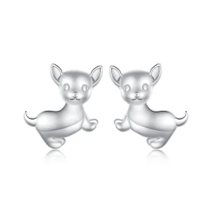 (bilde for) Pandora Style Chihuahua øredobber - SCE1620