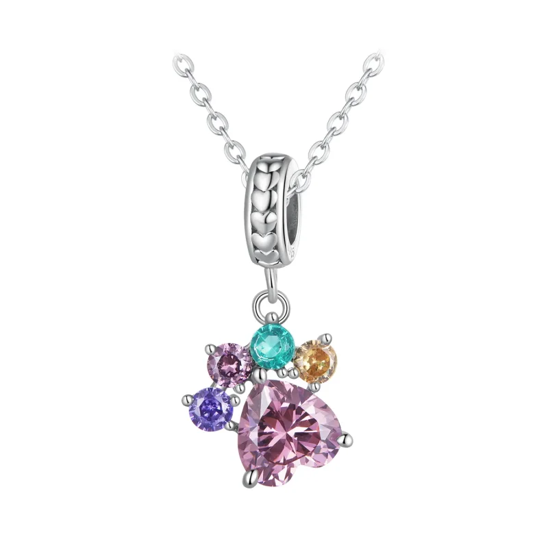 (bilde for) Pandora Style Colorful Cute Claw Dangle - SCC2478 - Vis 6
