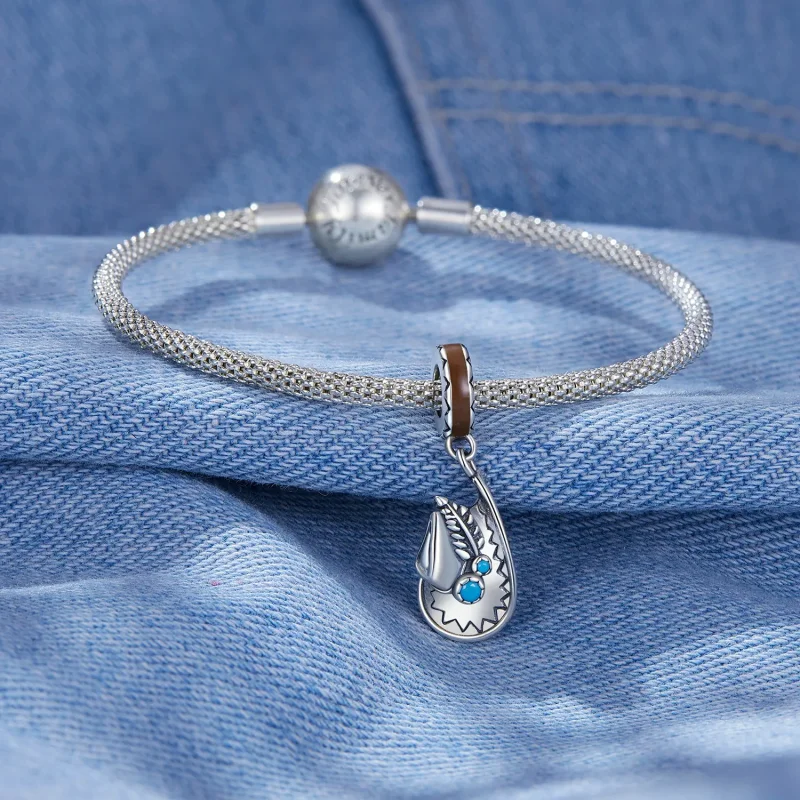 (bilde for) Pandora Style Cowboy Hat Dangle - SCC2565 - Vis 3