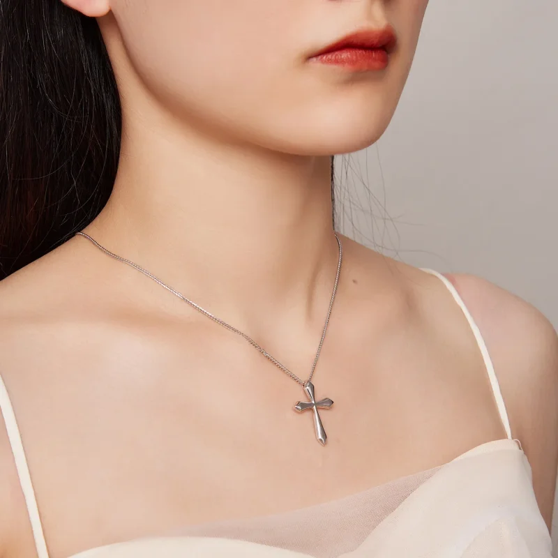 (bilde for) Pandora Style Cross Chopin Halskjede - BSN304 - Vis 6