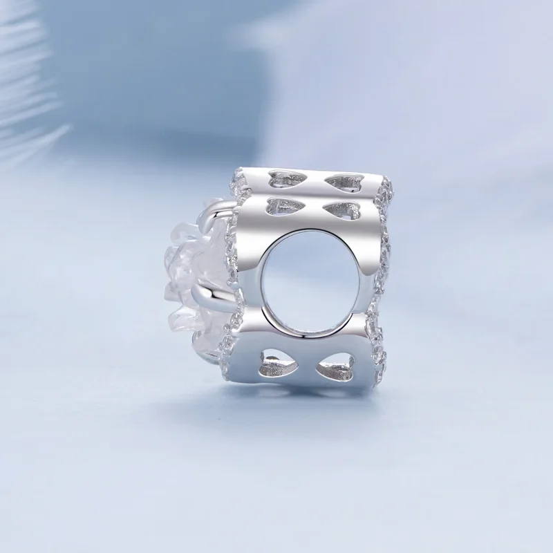 (bilde for) Pandora Style Crystal Rose Charm - BSC904 - Vis 5