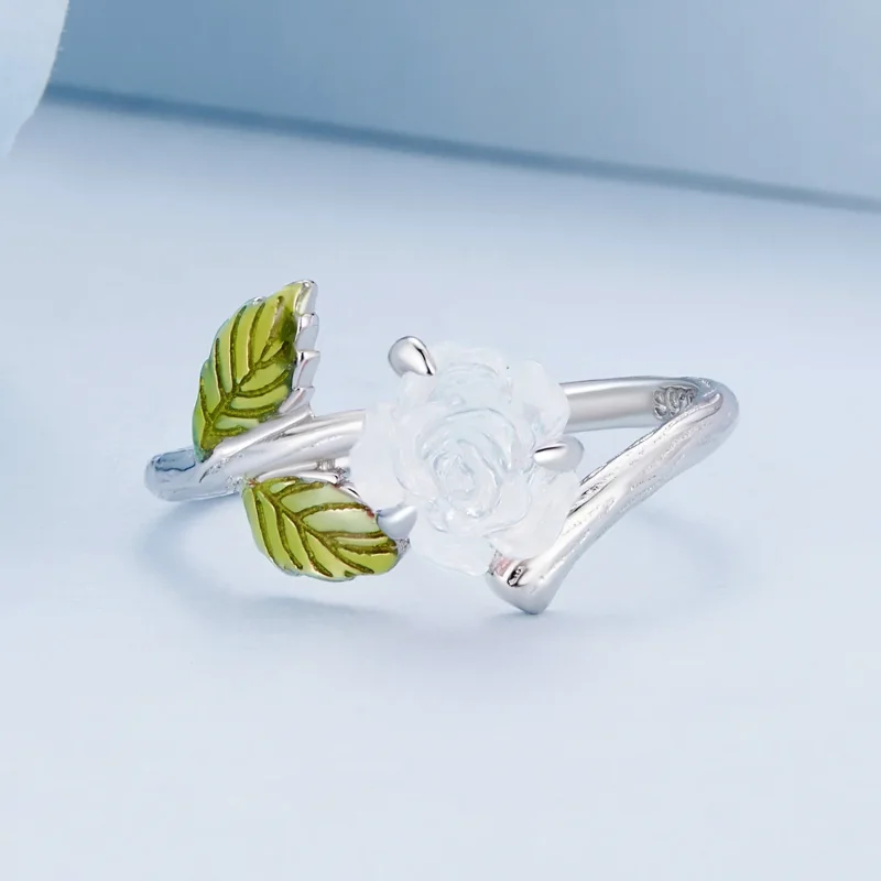 (bilde for) Pandora Style Crystal Rose Åpen Ring - BSR472-PKE - Vis 6
