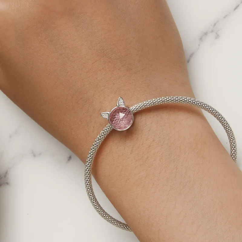 (bilde for) Pandora Style Cute Cat Charm - SCC2579 - Vis 7