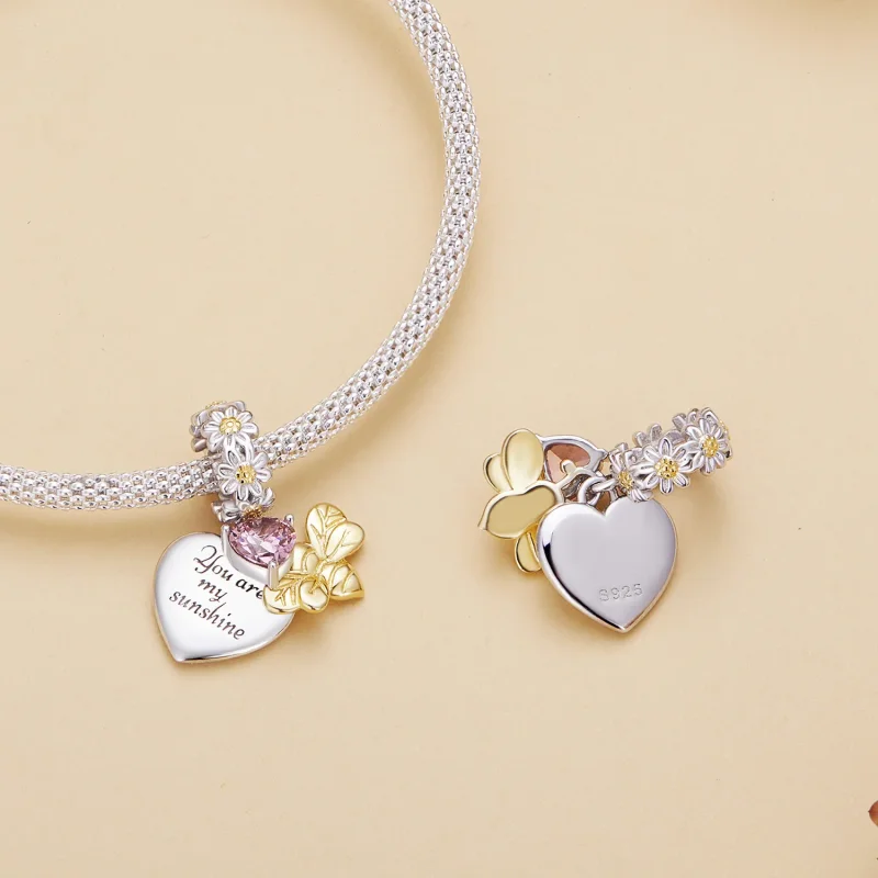 (bilde for) Pandora Style Daisy Bee Charm - BSC816 - Vis 4