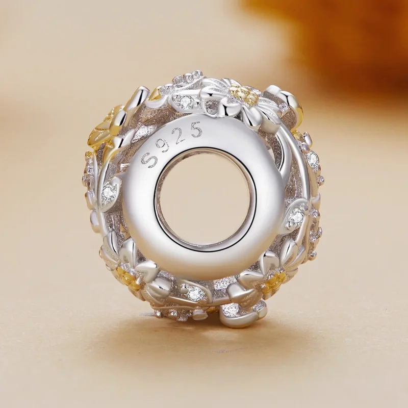 (bilde for) Pandora Style Daisy Bee Charm - BSC818 - Vis 3