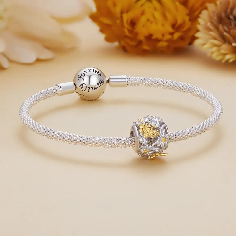 (bilde for) Pandora Style Daisy Bee Charm - BSC818 - Vis 5
