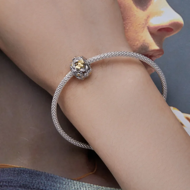 (bilde for) Pandora Style Daisy Bee Charm - BSC818 - Vis 6