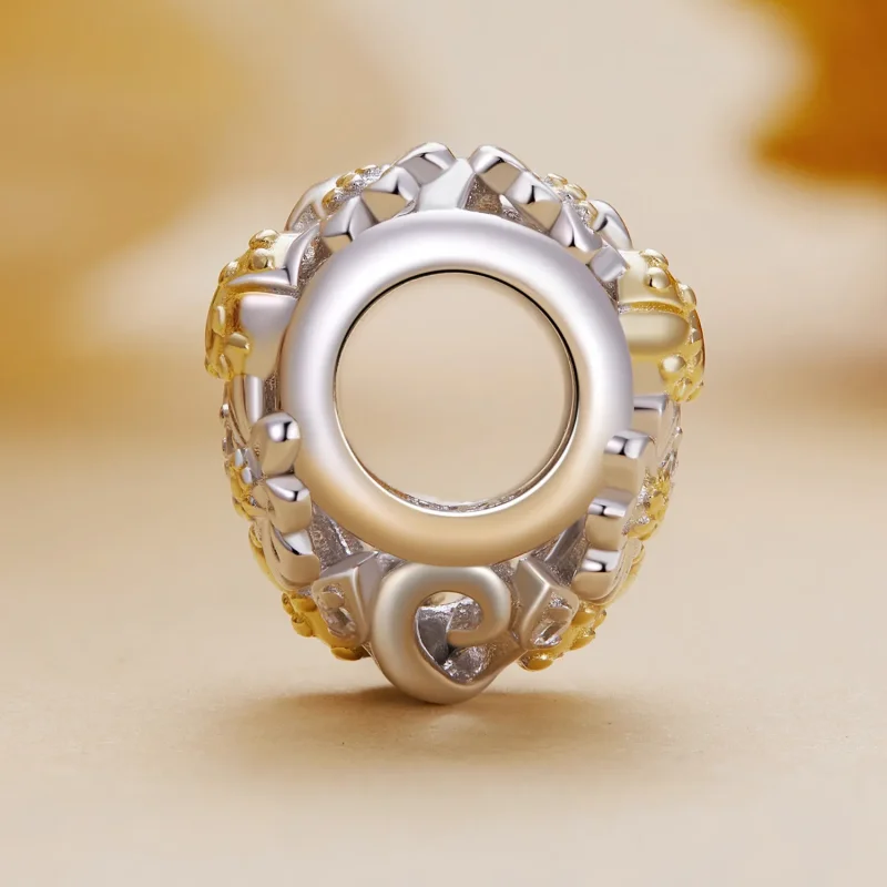 (bilde for) Pandora Style Daisy Ladybug Charm - BSC817 - Vis 3