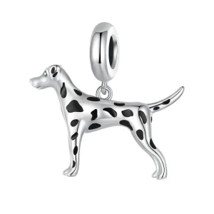 (bilde for) Pandora Style Dalmatian Dangle - BSC798