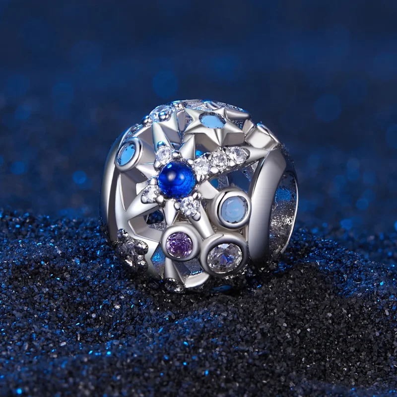 (bilde for) Pandora Style Day and Night Stars Charm - SCC2554 - Vis 2