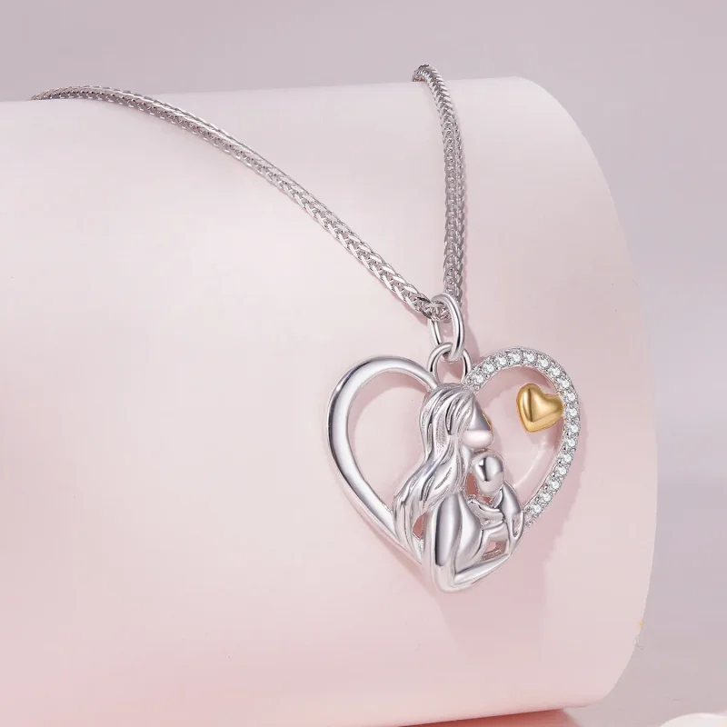(bilde for) Pandora Style Deep Love Between Mother and Son Halskjede - SCN498 - Vis 2