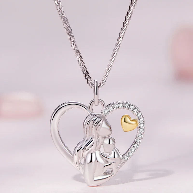 (bilde for) Pandora Style Deep Love Between Mother and Son Halskjede - SCN498 - Vis 3