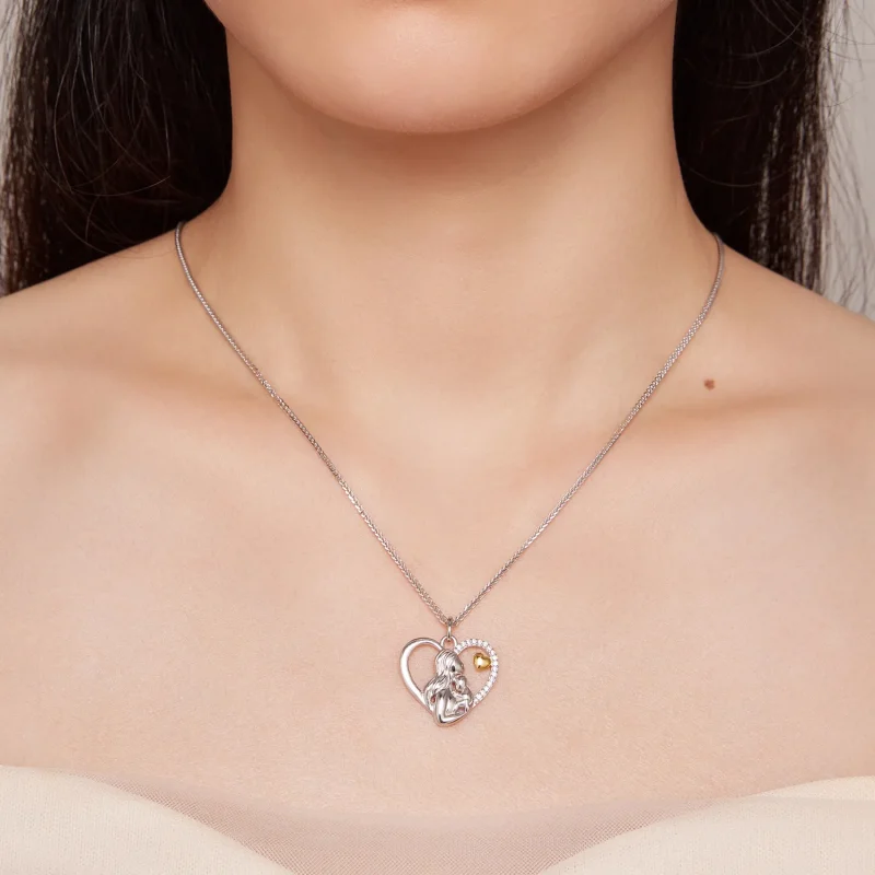 (bilde for) Pandora Style Deep Love Between Mother and Son Halskjede - SCN498 - Vis 6
