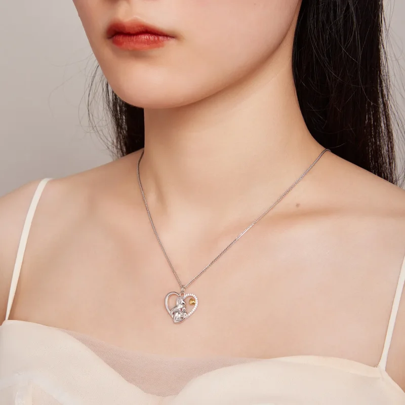 (bilde for) Pandora Style Deep Love Between Mother and Son Halskjede - SCN498 - Vis 7