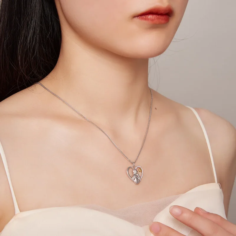(bilde for) Pandora Style Deep Love Between Mother and Son Halskjede - SCN498 - Vis 8