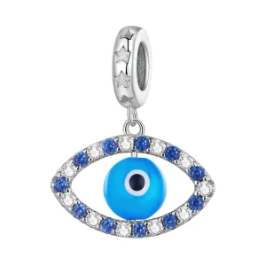 (bilde for) Pandora Style Devil Eye Dangle - BSC821