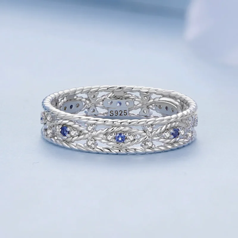 (bilde for) Pandora Style Devil Eye Ring - BSR456 - Vis 3