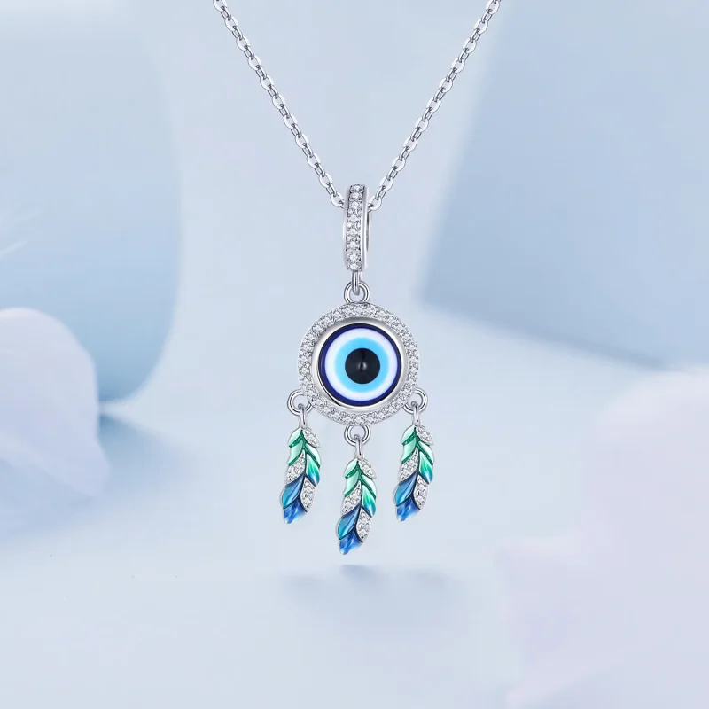 (bilde for) Pandora Style Devil's Eye Dangle - BSC785 - Vis 3