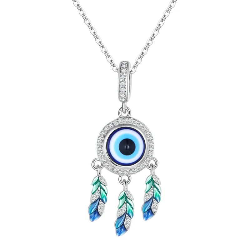 (bilde for) Pandora Style Devil's Eye Dangle - BSC785 - Vis 9