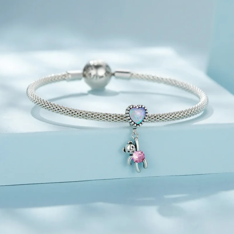 (bilde for) Pandora Style Dingle Bear - SCC2591 - Vis 4
