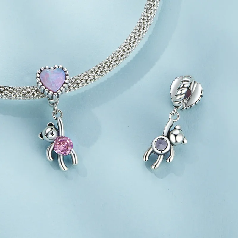 (bilde for) Pandora Style Dingle Bear - SCC2591 - Vis 5