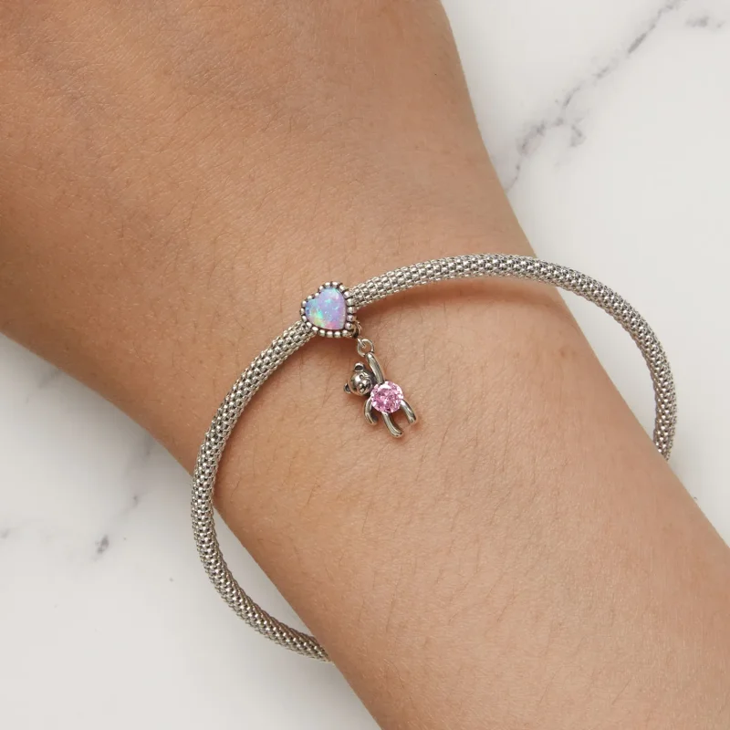 (bilde for) Pandora Style Dingle Bear - SCC2591 - Vis 8