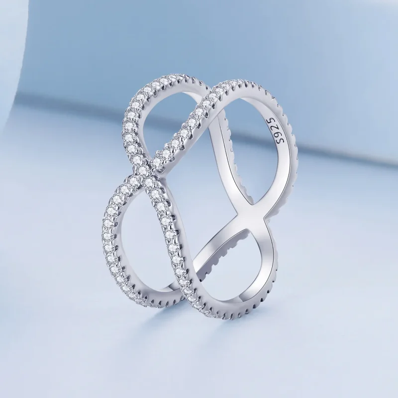 (bilde for) Pandora Style dobbeltlagsring - BSR386 - Vis 2