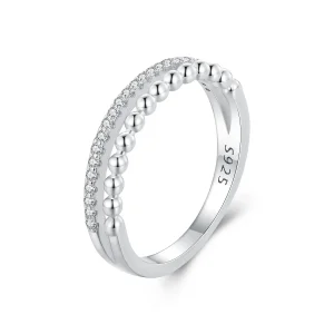 (bilde for) Pandora Style dobbeltlagsring - BSR463