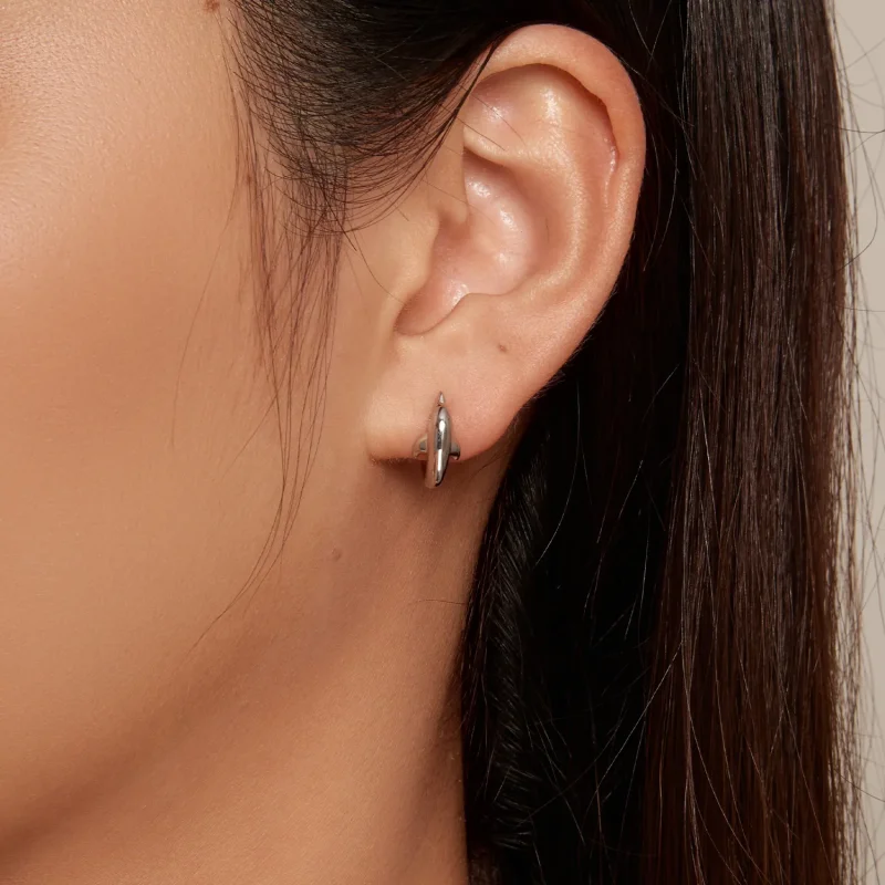 (bilde for) Pandora Style Dolphin Hoop øredobber - BSE881 - Vis 8
