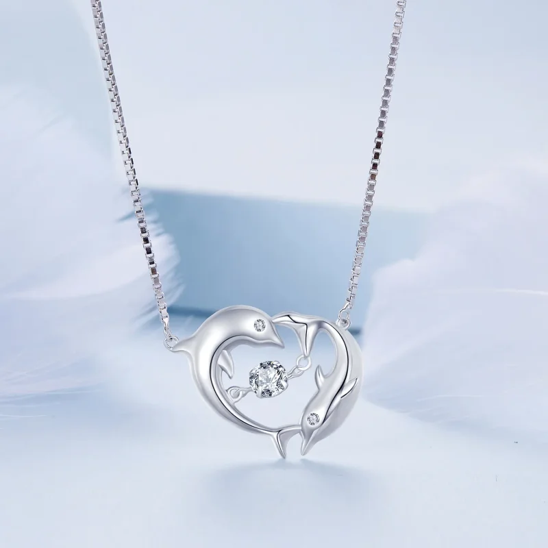 (bilde for) Pandora Style Dolphin Smart Halskjede - BSN340 - Vis 3