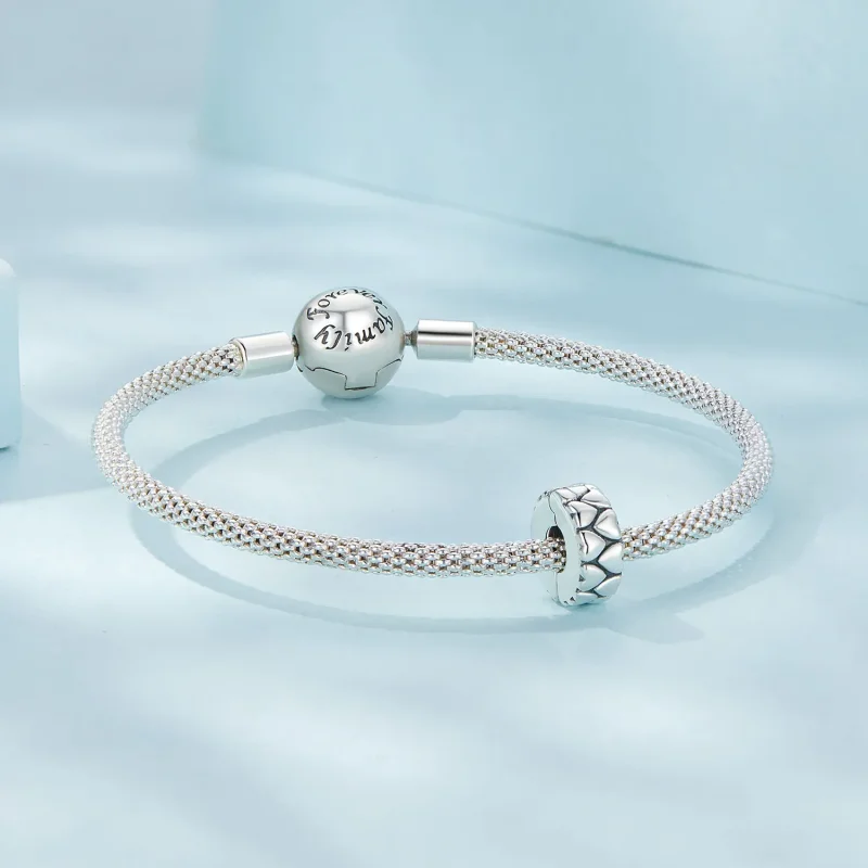 (bilde for) Pandora Style Double Hearts Clip - SCC2637 - Vis 5