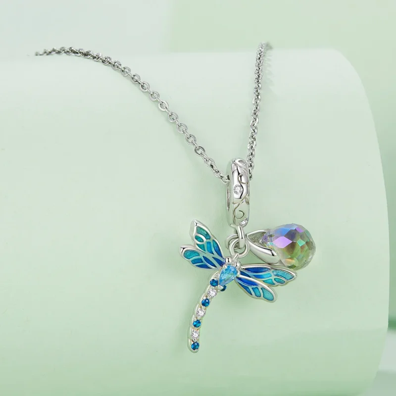 (bilde for) Pandora Style Dragonfly Dangle - SCC2597 - Vis 3