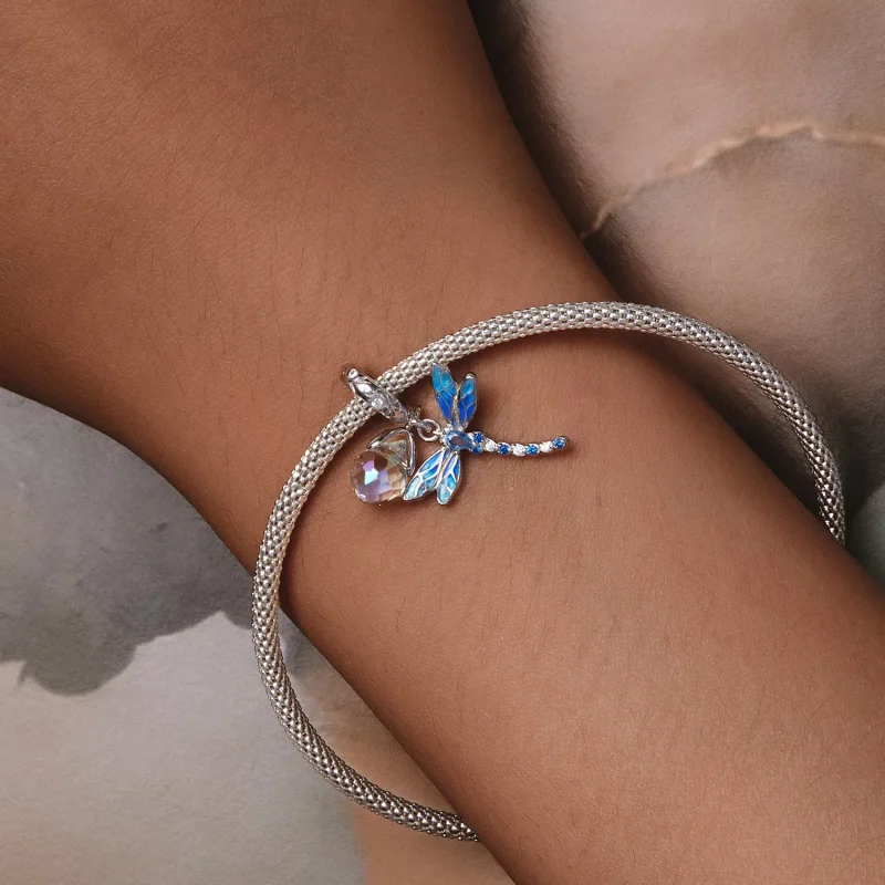 (bilde for) Pandora Style Dragonfly Dangle - SCC2597 - Vis 7