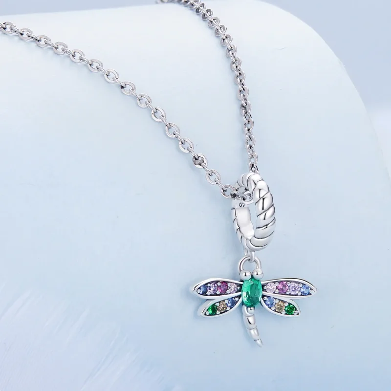 (bilde for) Pandora Style Dragonfly Dangle - SCX141 - Vis 2
