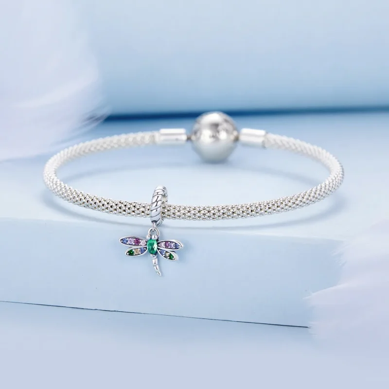 (bilde for) Pandora Style Dragonfly Dangle - SCX141 - Vis 3