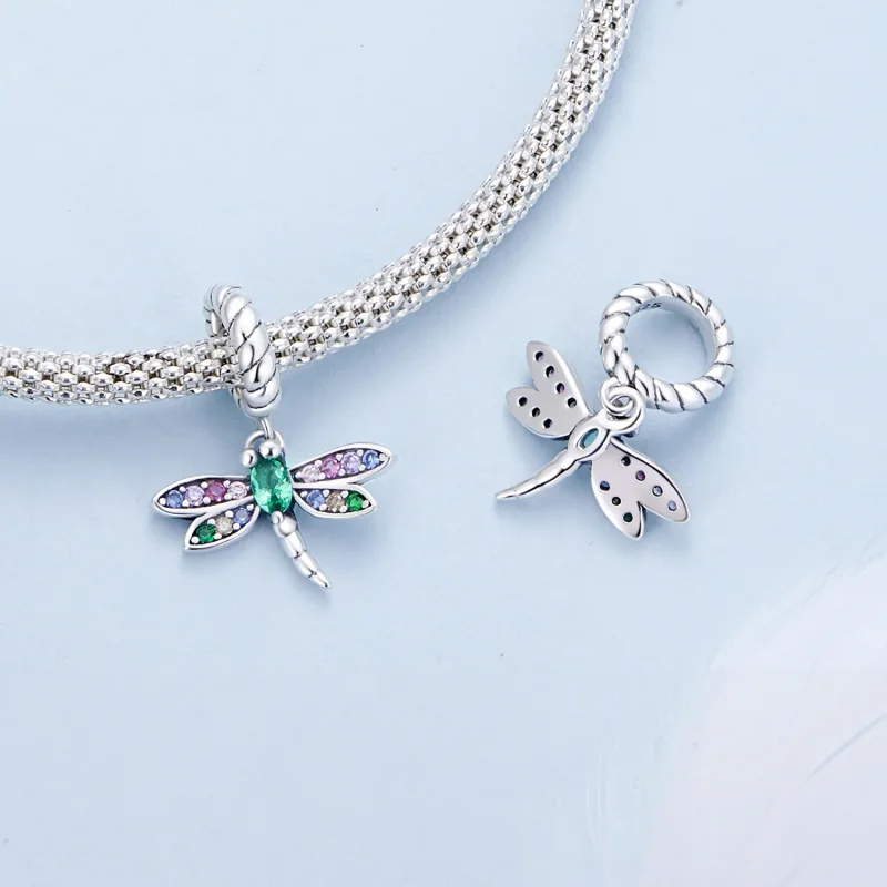 (bilde for) Pandora Style Dragonfly Dangle - SCX141 - Vis 4