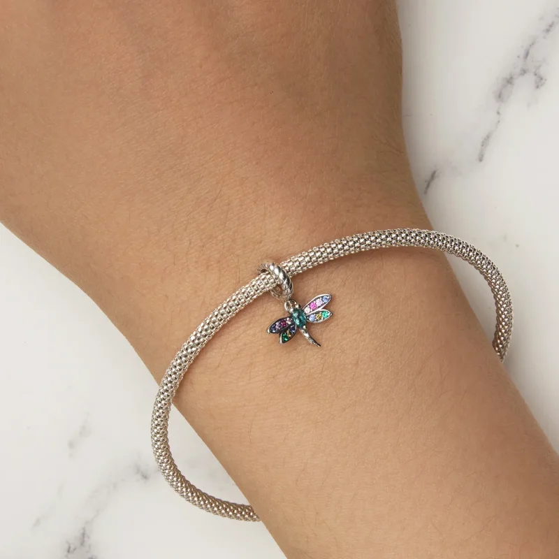 (bilde for) Pandora Style Dragonfly Dangle - SCX141 - Vis 6