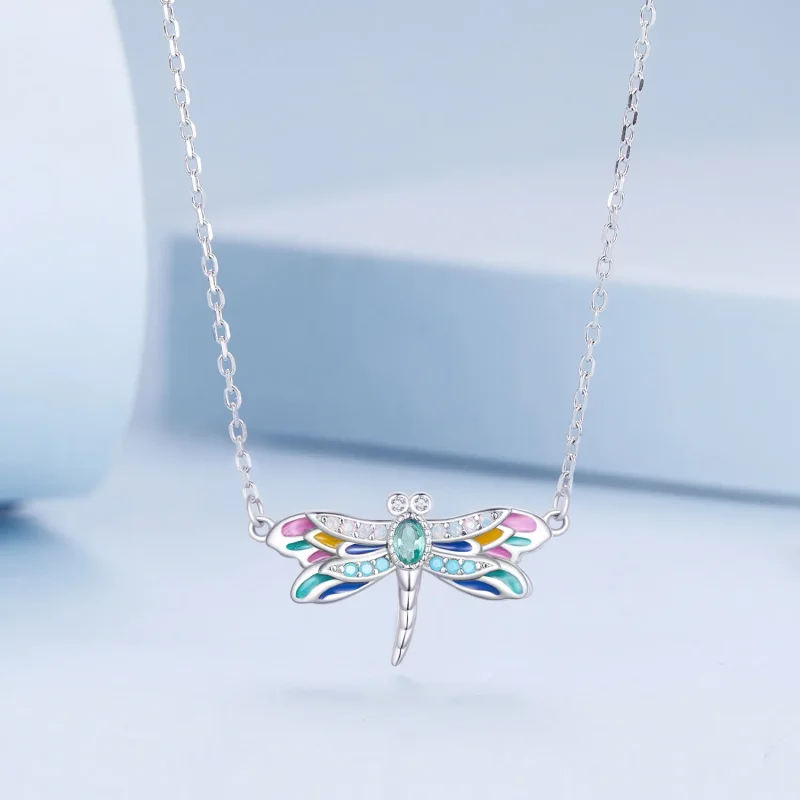 (bilde for) Pandora Style Dragonfly Halskjede - BSN348 - Vis 3