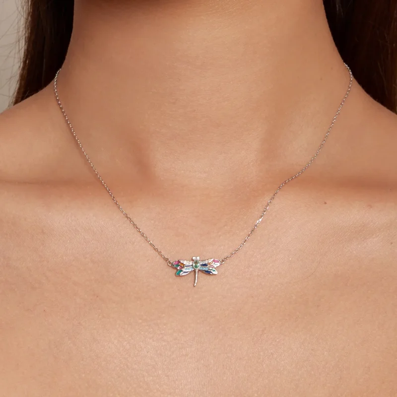 (bilde for) Pandora Style Dragonfly Halskjede - BSN348 - Vis 7