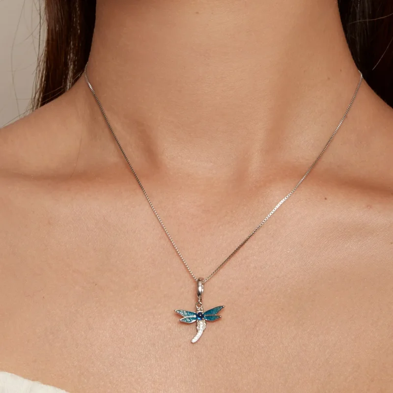(bilde for) Pandora Style Dragonfly-smykker Dangle - SCC2569 - Vis 6