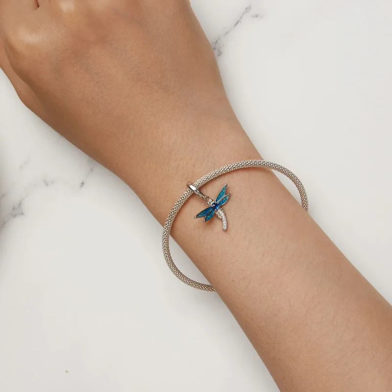(bilde for) Pandora Style Dragonfly-smykker Dangle - SCC2569 - Vis 7