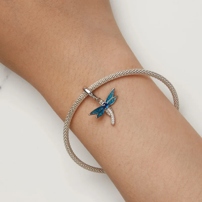 (bilde for) Pandora Style Dragonfly-smykker Dangle - SCC2569 - Vis 8