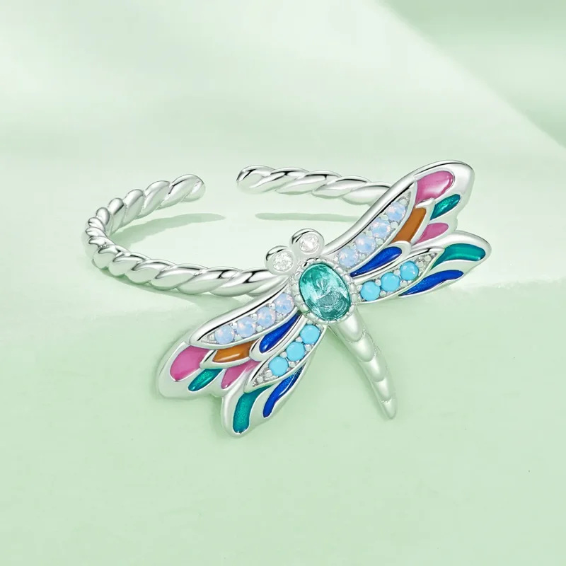 (bilde for) Pandora Style Dragonflyring - BSR385 - Vis 3