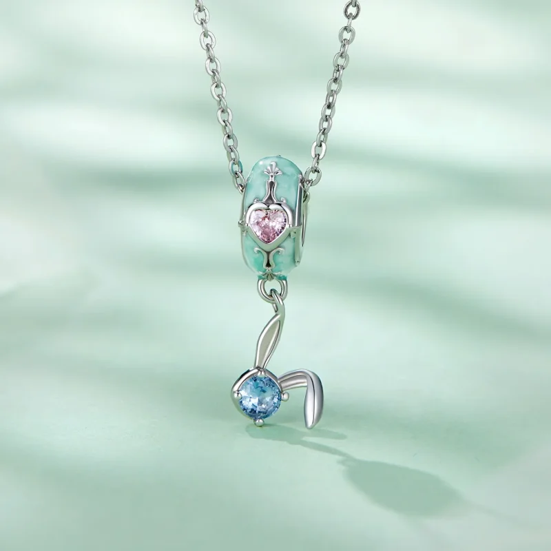 (bilde for) Pandora Style Easter Bunny Silikon Spacer - BSC780 - Vis 2