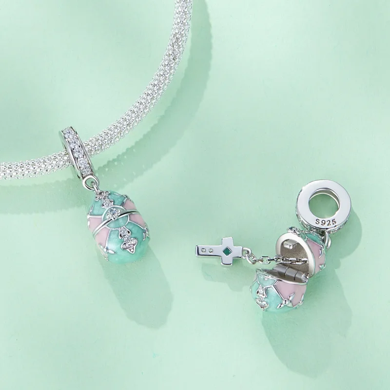 (bilde for) Pandora Style Easter Egg Dingle - BSC779 - Vis 5