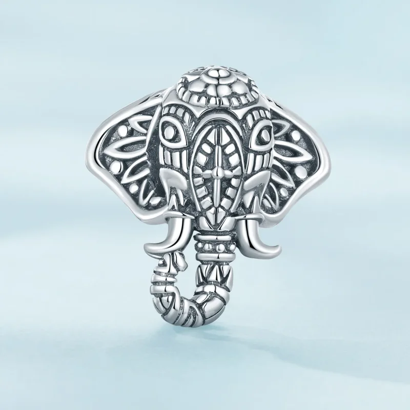 (bilde for) Pandora Style Elephant God Charm - SCC2477 - Vis 2